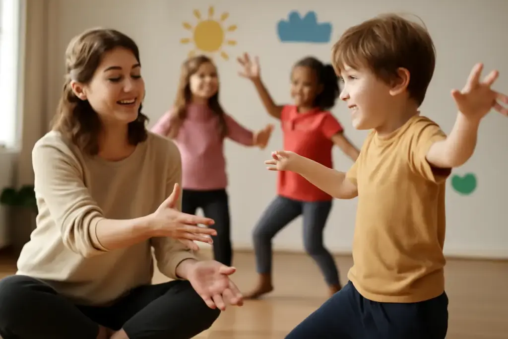 Danza creativa per bambini timidi: il trucco per sbloccare spontaneità e movimento