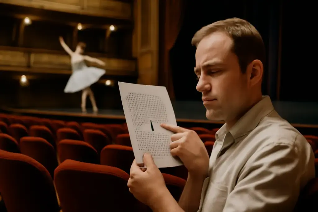 Come scegliere il proprio posto migliore a teatro per uno spettacolo di danza? Un segreto che migliora la visione