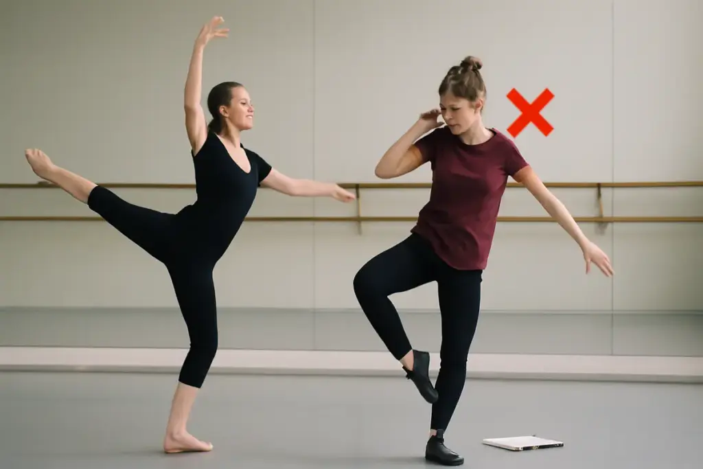 Come migliorare la coordinazione tra gambe e braccia in danza? Errori da evitare nelle prove quotidiane